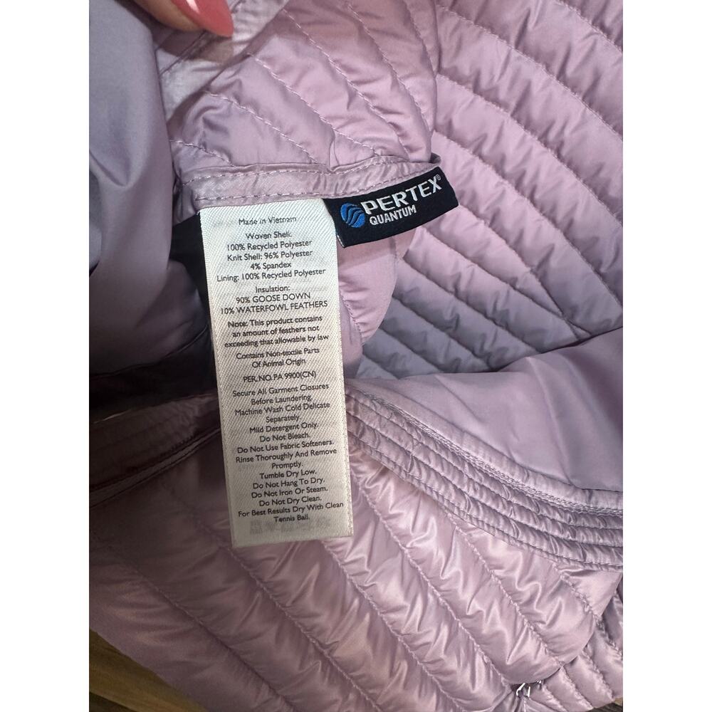 EDDIE BAUER Women’s Purple Pertex Quantum Quilted Down Puffer Jacket Size XL NWT - Picture 11 of 11